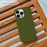 Army  Green One of Best Solid Green Shades Case-Mate iPhone 14 Pro Max Case