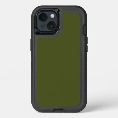 Army Green Otterbox Defender iPhone 13 Case