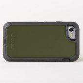 Army Green Otterbox iPhone Case (Back Horizontal)
