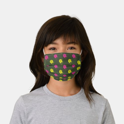 Army Green _ Pink  Yellow Paintball Party Kids Cloth Face Mask