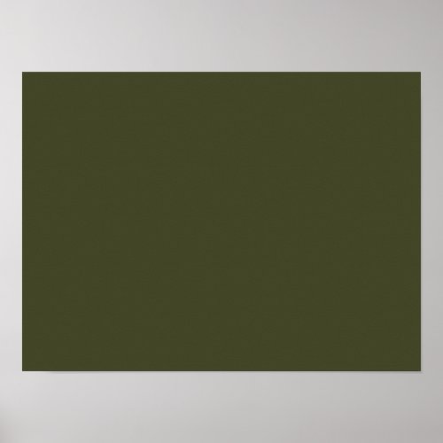 Army Green Poster