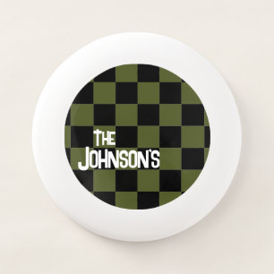 Army Green Punk Rocker with Name Wham-O Frisbee