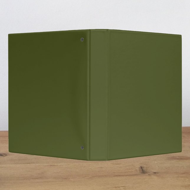 Army Green Solid Color 3 Ring Binder (Creator Uploaded)