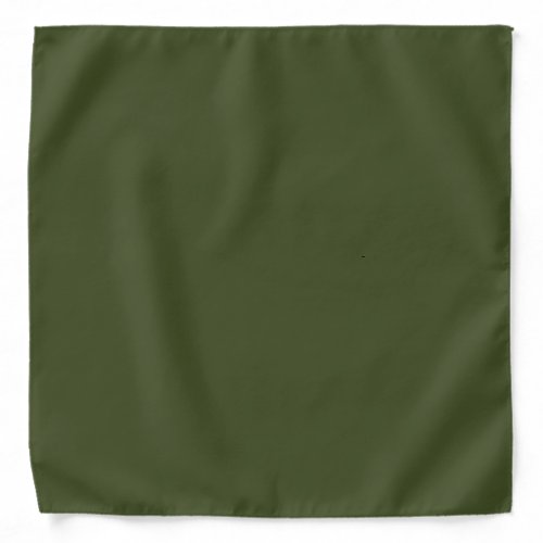 Army Green Solid Color Bandana