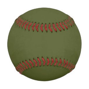 Army Green Solid Color Baseball