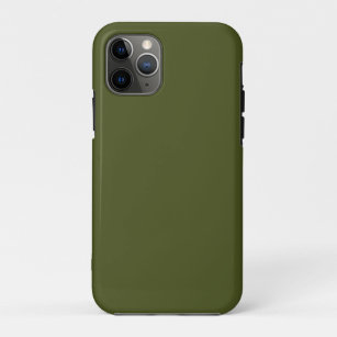 Army Green Solid Color iPhone 11 Pro Case