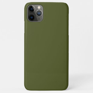 Army Green Solid Color iPhone 11 Pro Max Case