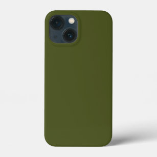 Army Green Solid Color iPhone 13 Mini Case