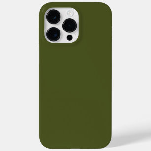 Army Green Solid Color Case-Mate iPhone 14 Pro Max Case