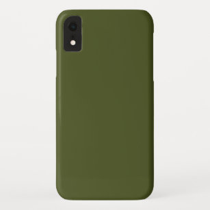 Army green (solid color) iPhone XR case