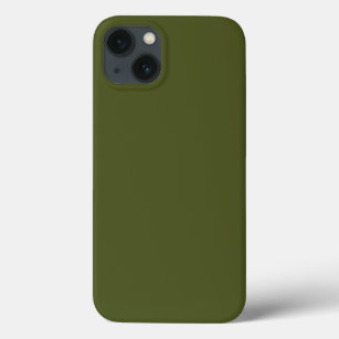 Army green (solid color) iPhone 13 case