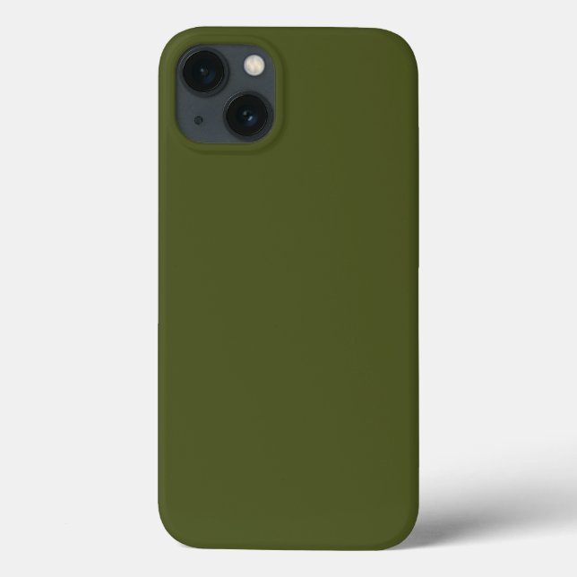 Army green (solid color) Case-Mate iPhone case (Back)