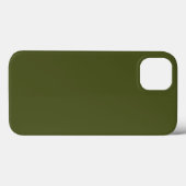 Army green (solid color) Case-Mate iPhone case (Back (Horizontal))