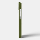 Army green (solid color) Case-Mate iPhone case (Back / Left)