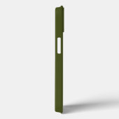 Army green (solid color) Case-Mate iPhone case (Back / Right)
