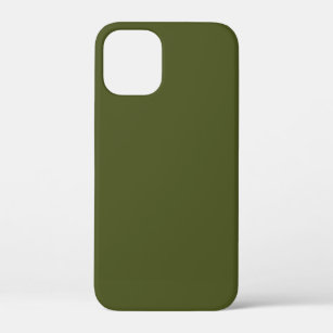 Army Green Solid Color iPhone 12 Mini Case