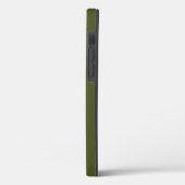 Army Green Solid Color Case-Mate iPhone Case (Back / Left)