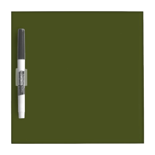 Army Green Solid Color Dry Erase Board