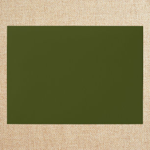 Army Green Solid Color Envelope