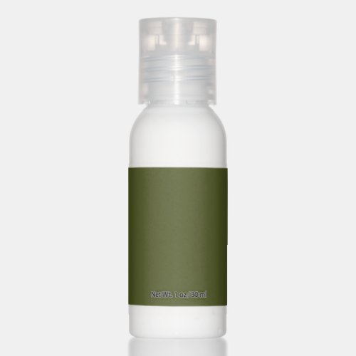 Army green solid color  hand lotion