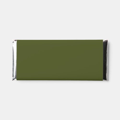 Army green solid color  hershey bar favors