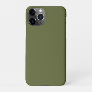 Army Green Solid Color iPhone 11Pro Case
