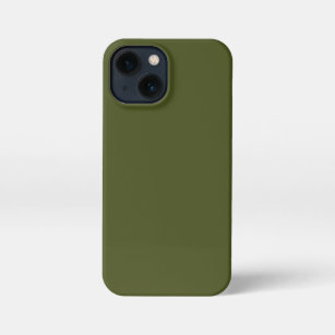 Army Green Solid Color iPhone 13 Mini Case