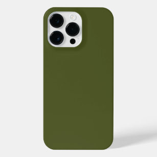 Army Green Solid Color iPhone 14 Pro Max Case