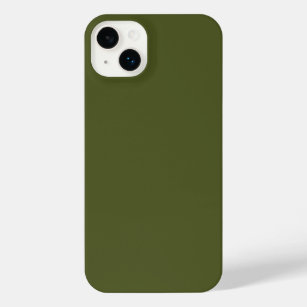 Army Green Solid Color iPhone 14 Plus Case