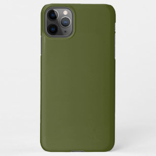 Army Green Solid Color iPhone 11Pro Max Case