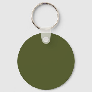 Army green (solid color) keychain