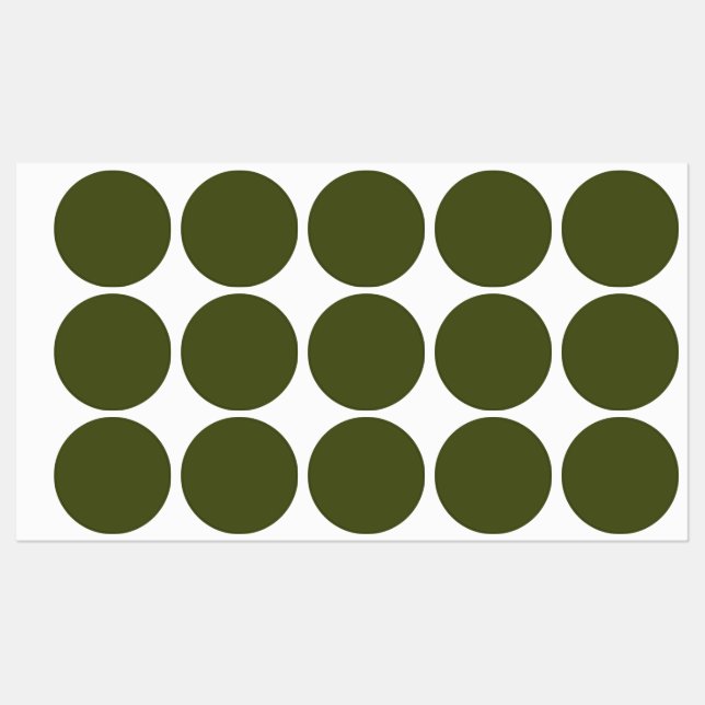 Army green (solid color)  labels (Sheet)