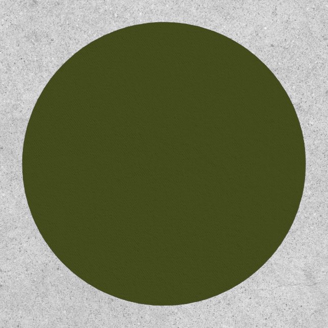 Army Green Solid Color Patch (Front)