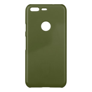 Army green (solid color) uncommon google pixel case