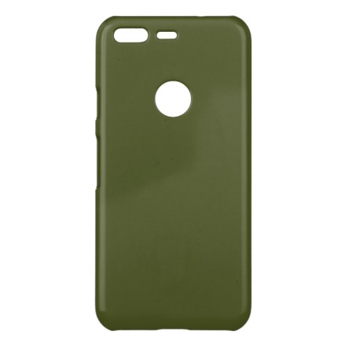 Army green solid color uncommon google pixel case