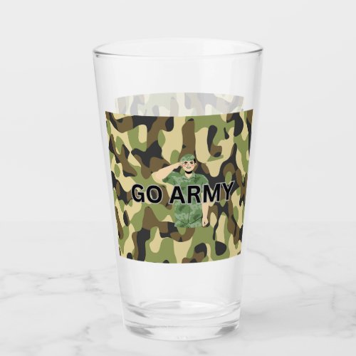  Army green uniform pattern design Glass