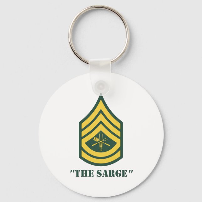 Army Grill Sergeant Keychain (Front)
