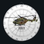 Army helicopter cartoon illustration dart board<br><div class="desc">Army helicopter cartoon illustration</div>