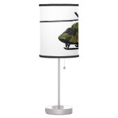 Army helicopter cartoon illustration table lamp (Left)