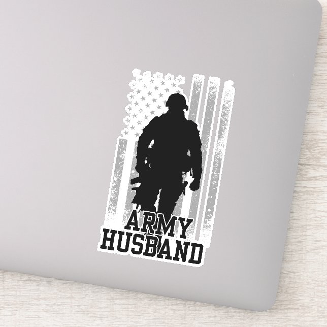 Army Husband Sticker (Detail)