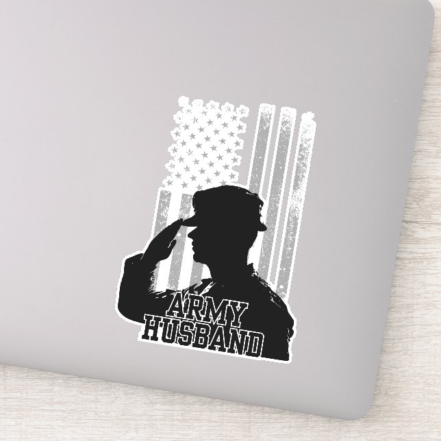 Army Husband Sticker (Detail)