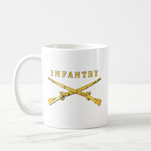 Army _ Infantry Br _ Crossed Rifles Coffee Mug