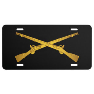Army - Infantry Branch wo Txt License Plate
