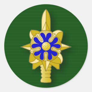 Army Intelligence Service insignia Classic Round Sticker