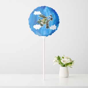 Army Jet  "Art by Kids" Balloon
