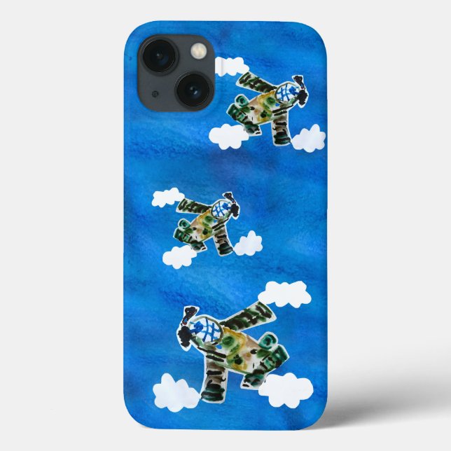 Army Jet "Art by Kids" Case-Mate iPhone Case (Back)