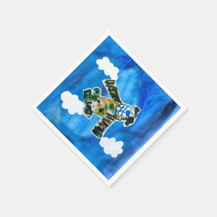 Army Jet "Art by Kids" Napkins