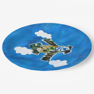 Army Jet "Art by Kids" Paper Plates