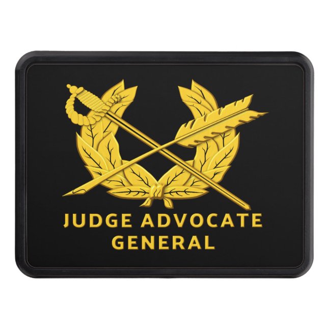 Army Judge Advocate General JAG Corps Hitch Cover (Front)