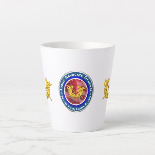 Army Judge Advocate General JAG Corps Latte Mug (Front)